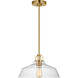 Drew & Jonathan Scott Payton 1 Light 15 inch Satin Brass Pendant Ceiling Light