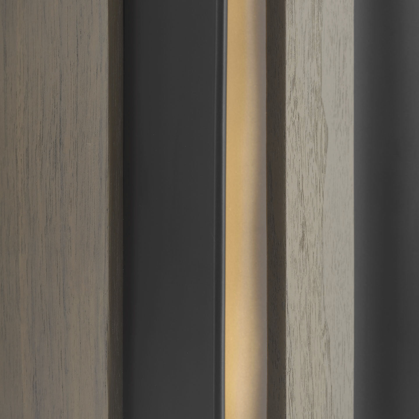 Anne-Marie Barton Remi Sconce Wall Light in Matte Carbon and Warm Walnut