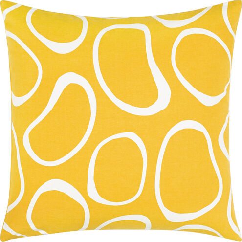 Lachen 18 inch Saffron Pillow Kit in 18 x 18, Square