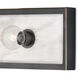 Berdine 3 Light 5 inch Natural/Oil Rubbed Bronze Bath Bar Wall Light, Medium