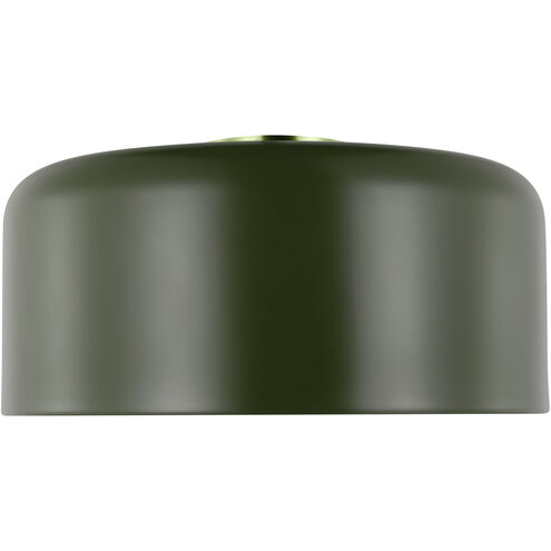 Malone 1 Light 15.75 inch Olive Ceiling Flush Mount Ceiling Light