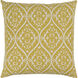 Robert 18 X 18 inch Light Gray Pillow Kit, Square