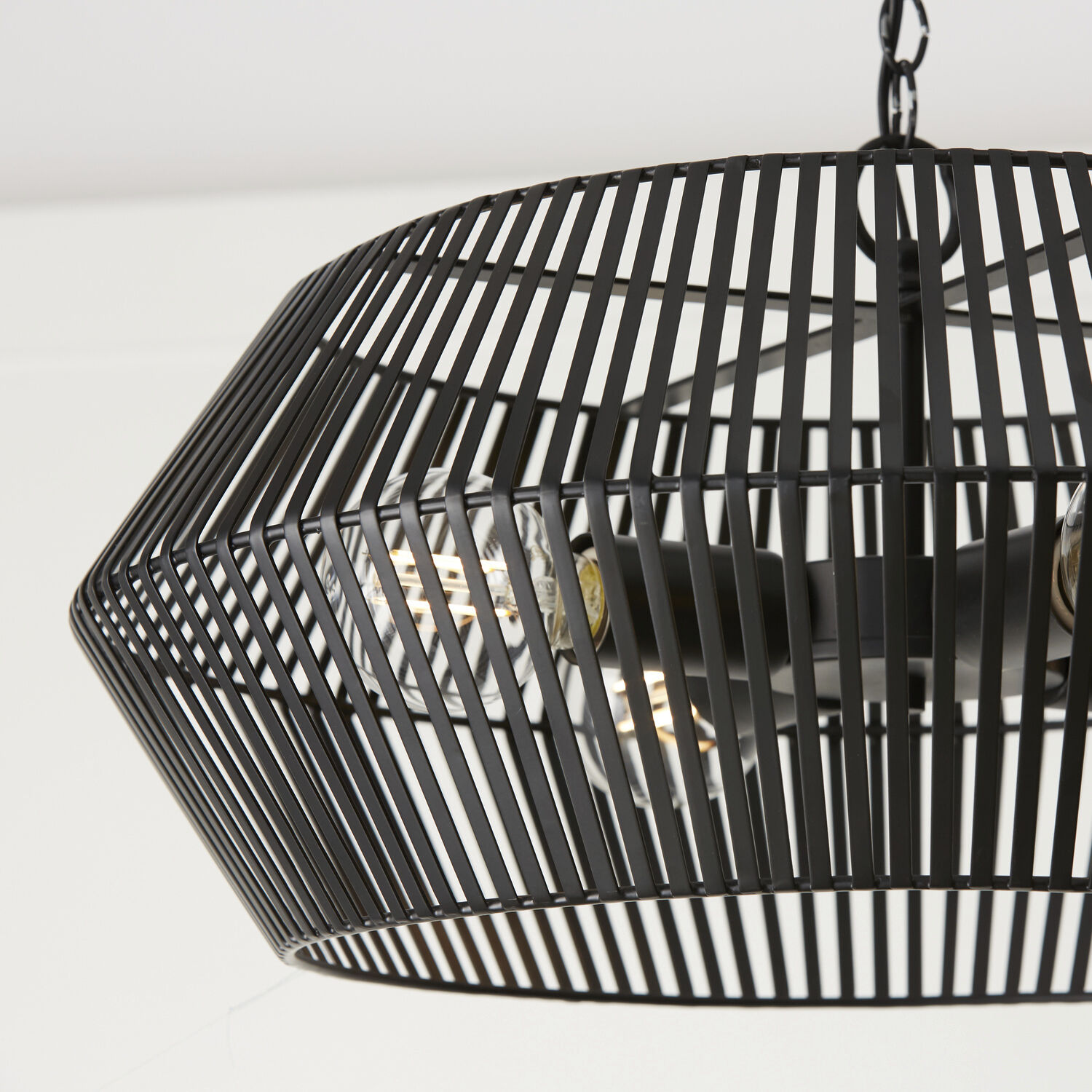 Kaiya 4 Light 22 inch Matte Black Pendant Ceiling Light