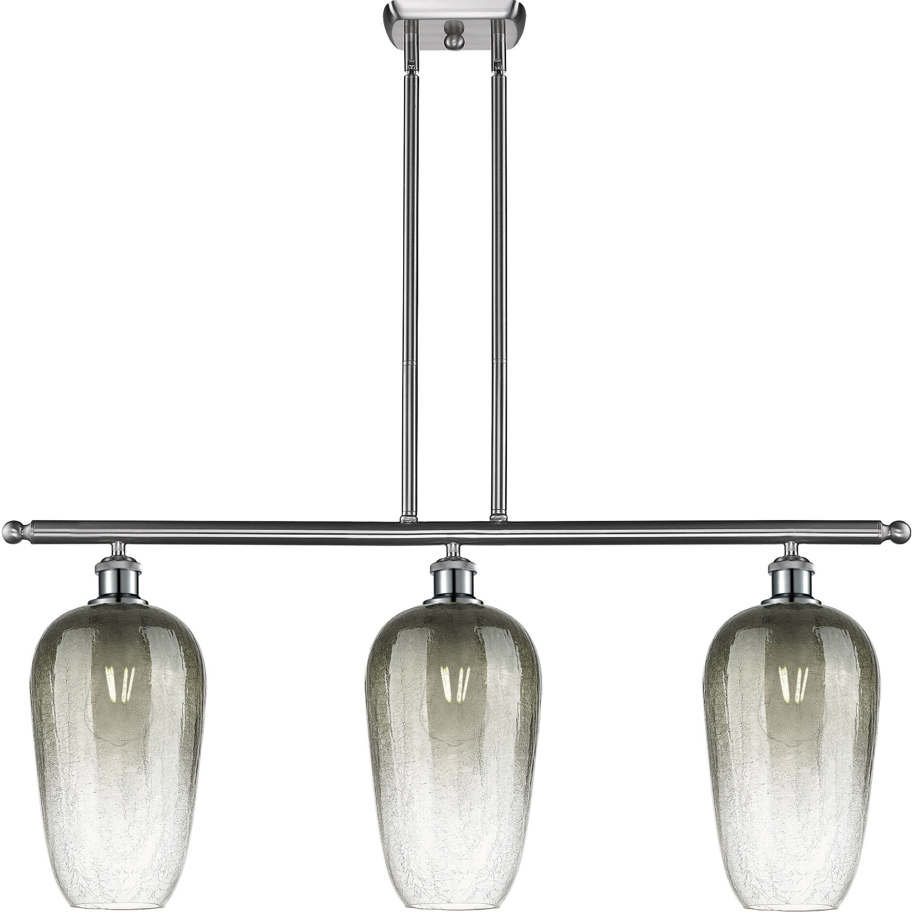 Ballston Brookhaven Flute 3 Light 36.00 inch Island Light