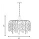 Irina 6 Light 26 inch Noble Brass Chandelier Ceiling Light