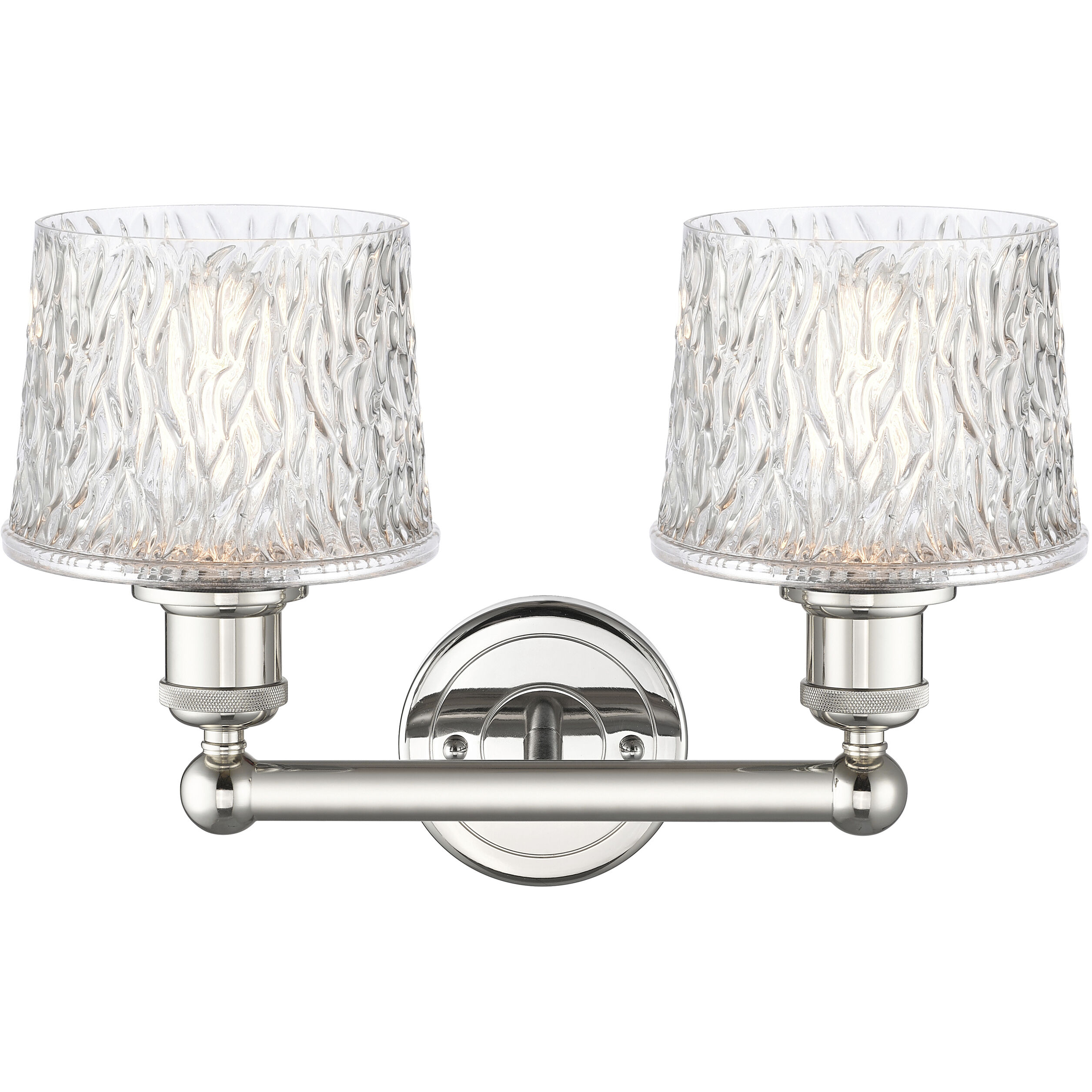 Niagra 2 Light 15.5 inch Polished Nickel Bath Vanity Light Wall Light