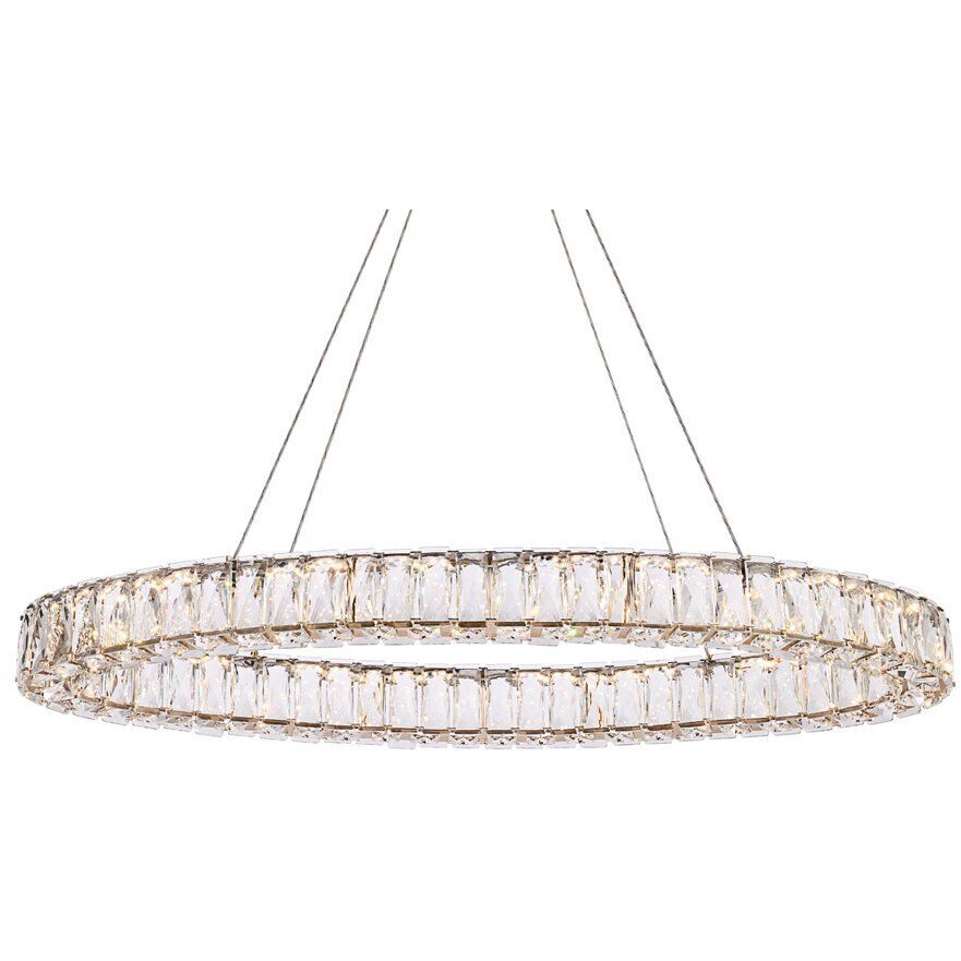 Monroe 1 Light 36 inch Gold Pendant Ceiling Light