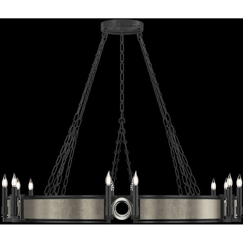 Mirage 12 Light 49.75 inch Black Chandelier Ceiling Light