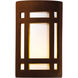 Ambiance 1 Light 7.75 inch Tierra Red Slate ADA Wall Sconce Wall Light