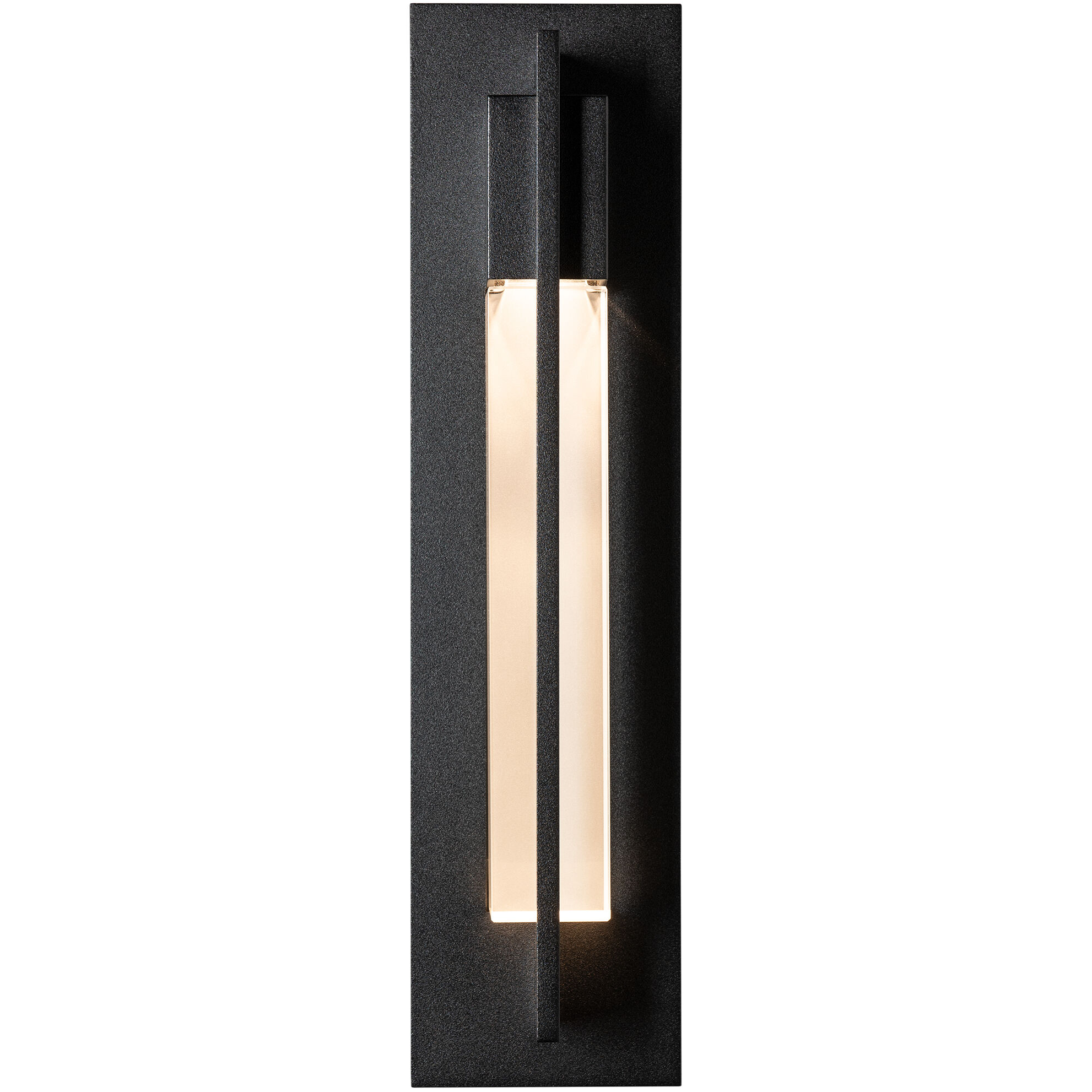 Axis 1 Light 19 inch Coastal Black Outdoor Sconce