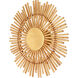 Persephone 1 Light 20.25 inch Natural Rattan/Contemporary Gold Leaf Wall Sconce Wall Light
