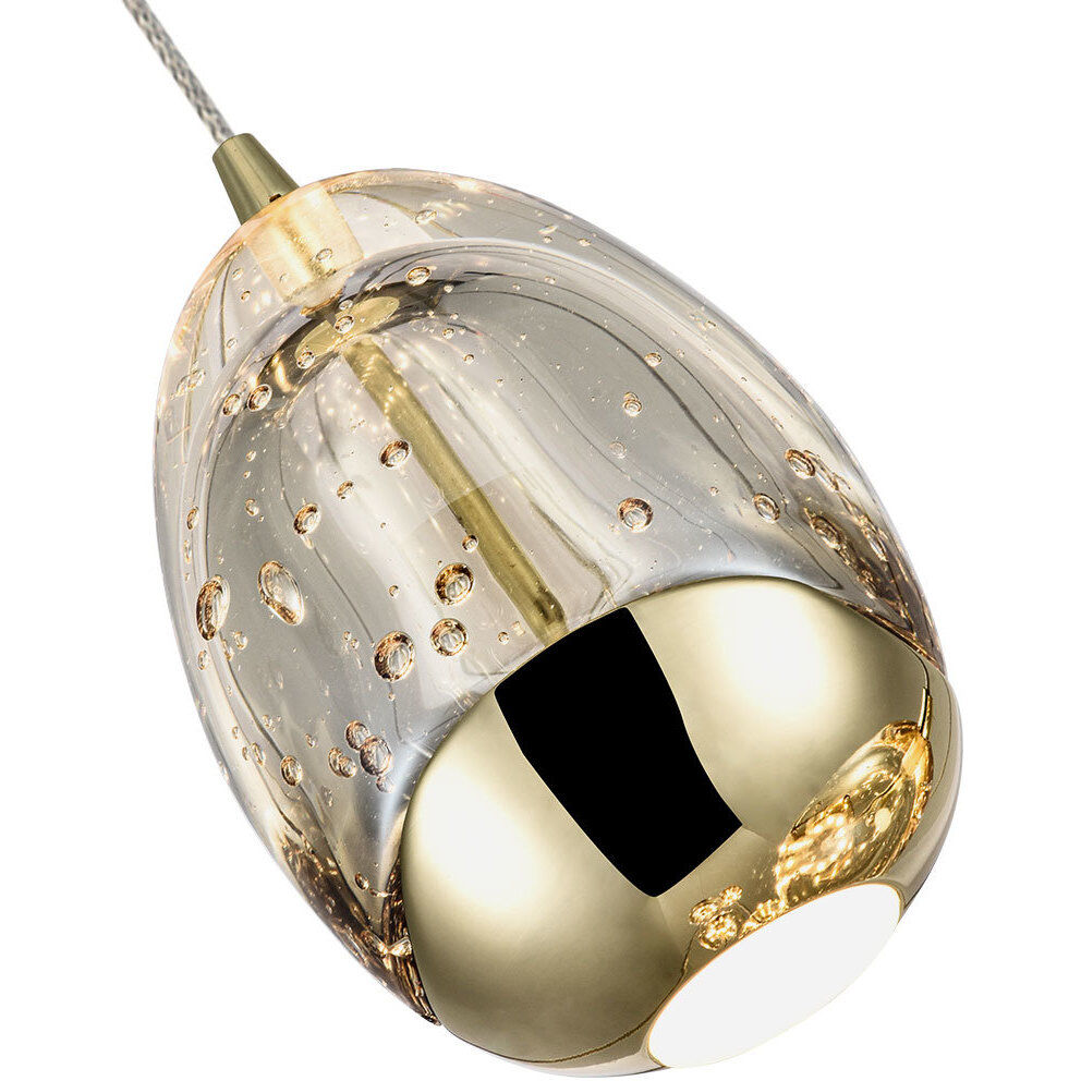 Artisan Collection/VENEZIA Series 7 Light 9 inch Gold Pendant/Chandelier Ceiling Light