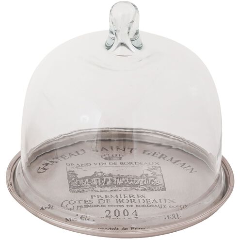 Napa Antique Silver with Clear Tray
