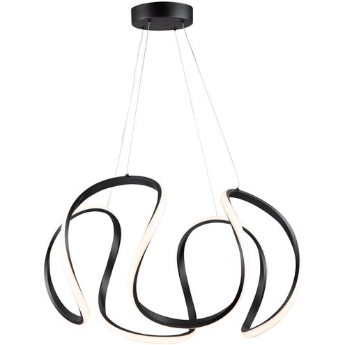 Mira LED 24.8 inch Black Pendant Ceiling Light