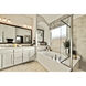 Malaga 3 Light 19.5 inch Satin Nickel Bath Vanity Wall Light in Marble