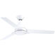 Pyramid 52 inch Matte White Fan-Uni