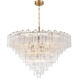 Addis 28 Light 49 inch Aged Brass Chandelier Ceiling Light
