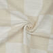 Grandi 50 inch Ivory and Cream Throw
