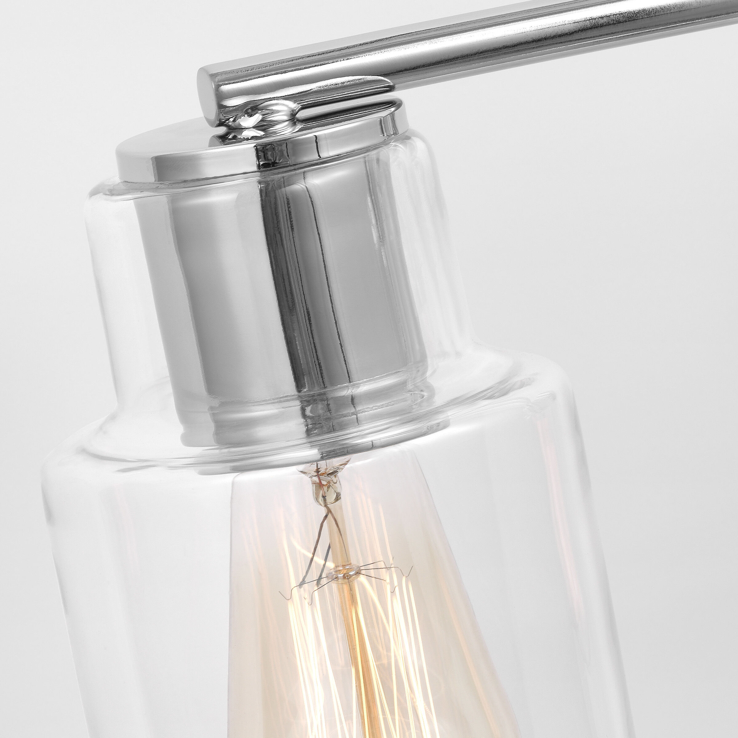 Drew & Jonathan Sayward 4 Light 32.38 inch Chrome Wall Bath Fixture Wall Light