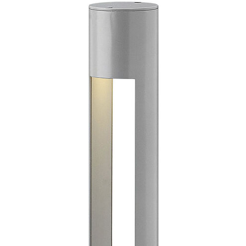 Atlantis 120v 8.00 watt Titanium Landscape Path Bollard, Round