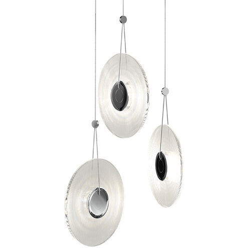 Meclisse LED 19 inch Polished Chrome Pendant Ceiling Light