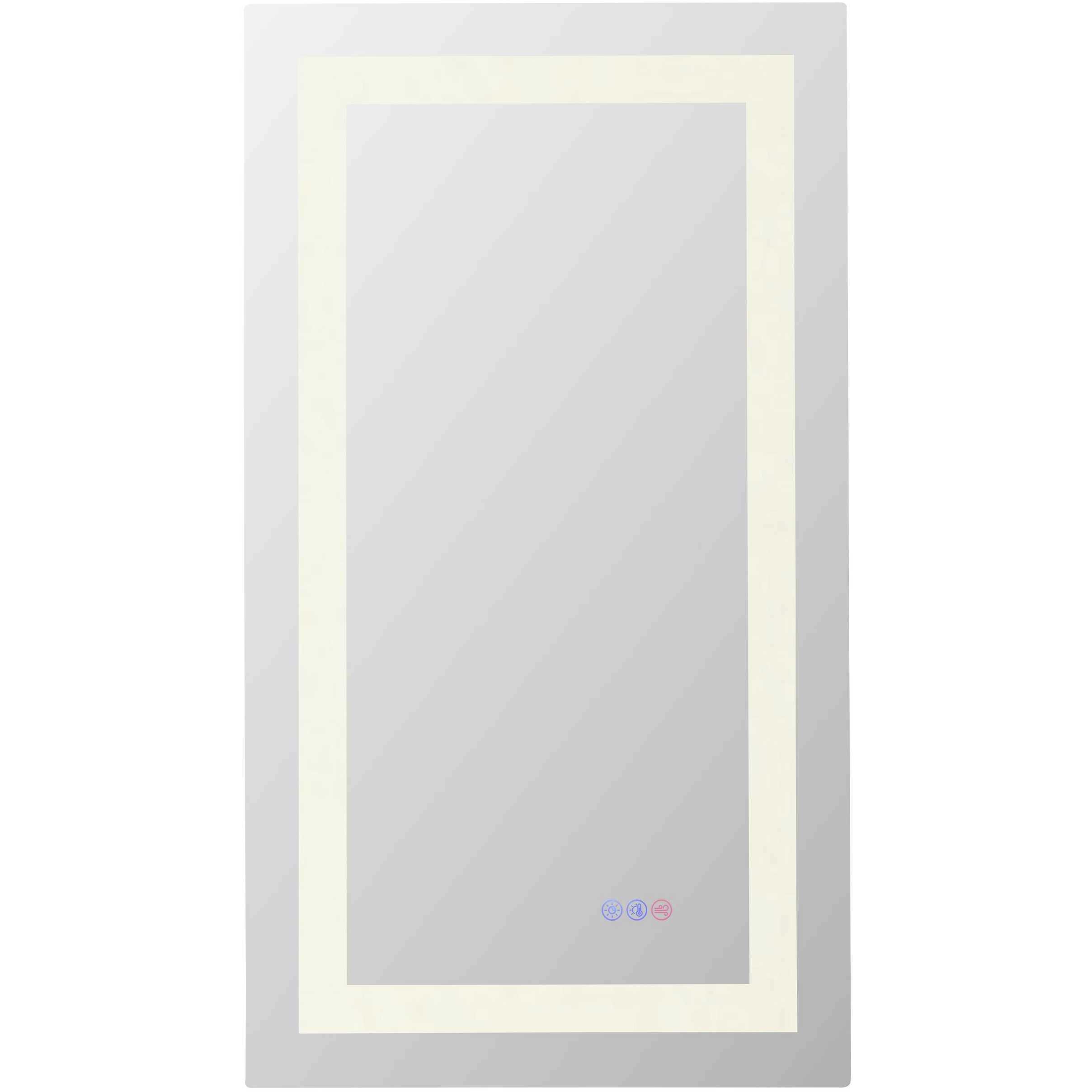 Riven 36 X 20 inch White LED Mirror