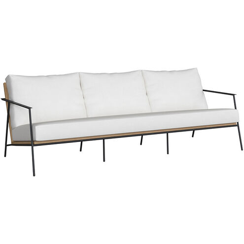Milan Stinson White Outdoor Sofa