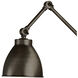 Maggie 5.25 inch Architectural Bronze Swingarm Sconce Wall Light