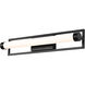 Canal LED 24 inch Matte Black Bath Vanity Light Wall Light