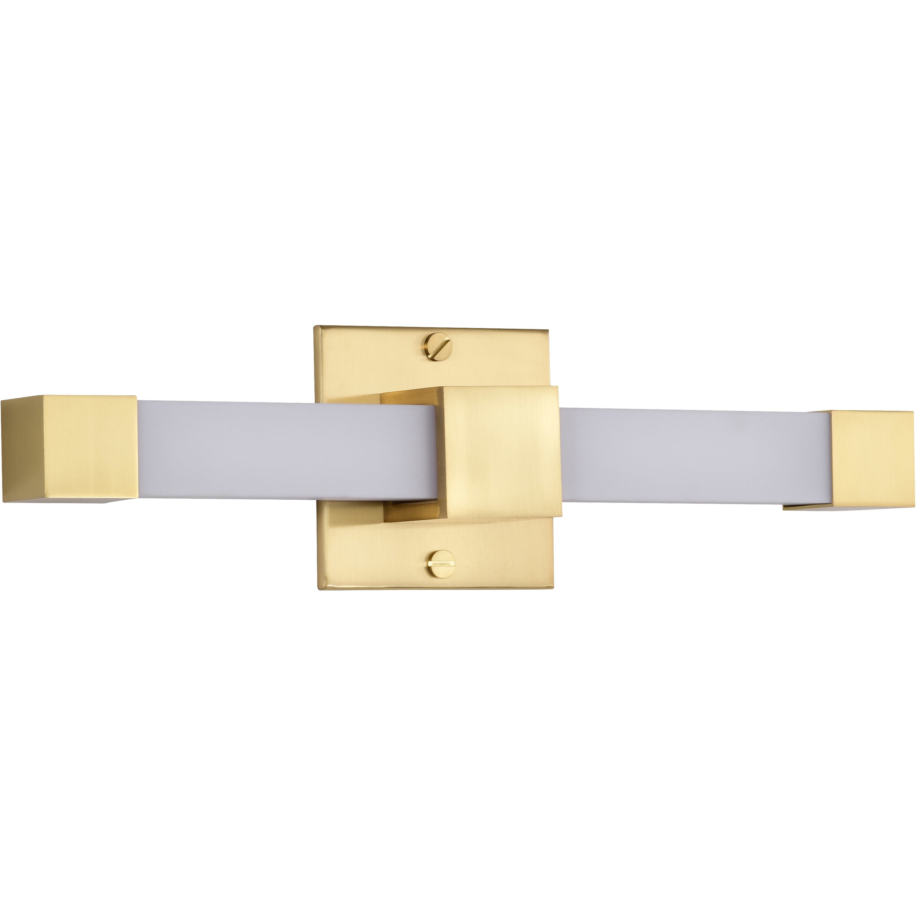 Brightwyn LED 16 inch Brushed Brass Vanity Wall Light