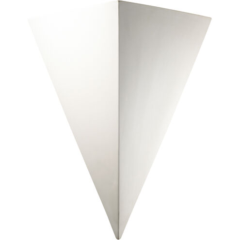 Ambiance Triangle LED 20.25 inch Gloss Black Wall Sconce Wall Light, Really Big