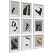 Ostra Black Wall Decor, Set of 9