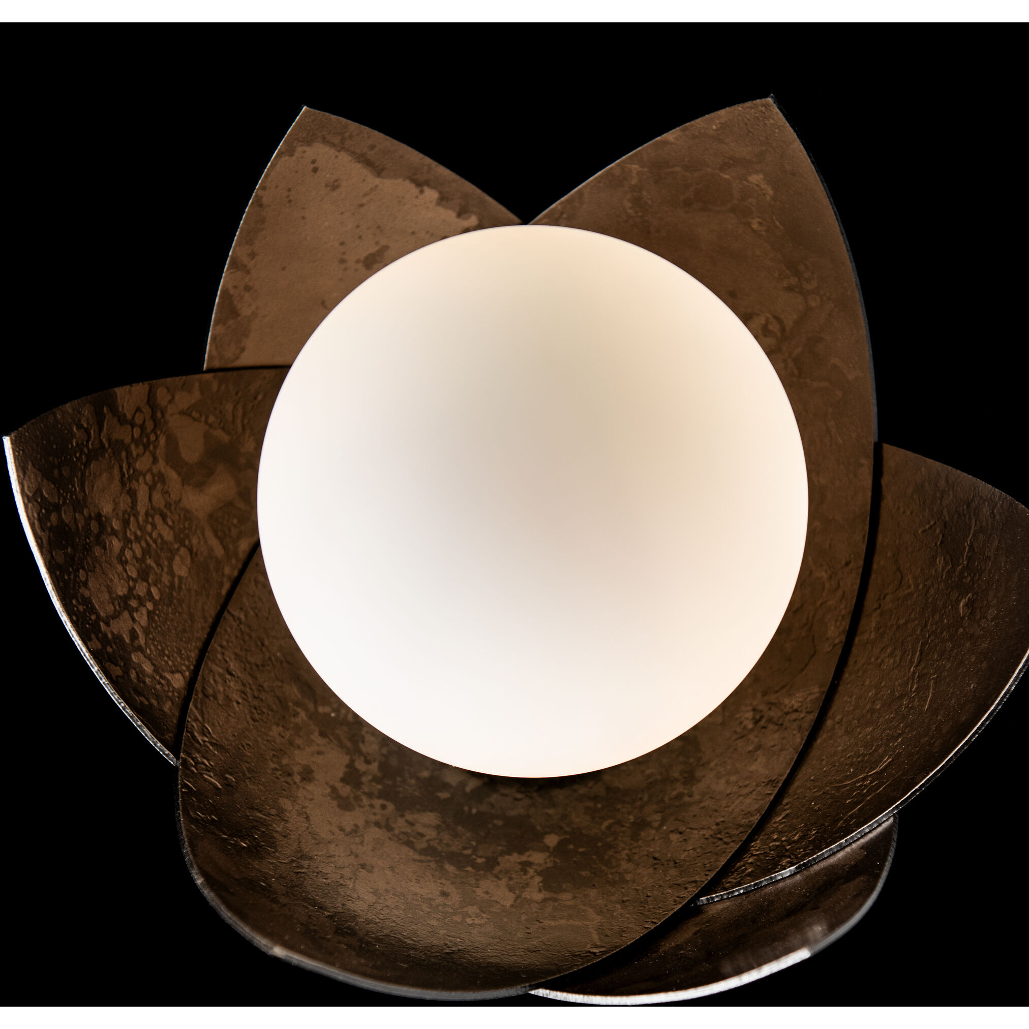 Blossom 10.4 inch 60.00 watt Dark Smoke Mini Table Lamp Portable Light in Lilac Marble