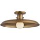 Rainhill 1 Light 16 inch Patina Brass Flush Mount Ceiling Light