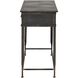 Cambridge 23 X 13 inch Antique Black with Brown Console Table, Rectangular