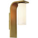 Colonne 1 Light 15 inch Gold Outdoor Wall Sconce