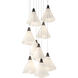 Mobius 9 Light 20.8 inch Black Pendant Ceiling Light, Round
