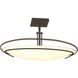 Mackintosh 2 Light 23.6 inch Natural Iron Semi-Flush Ceiling Light