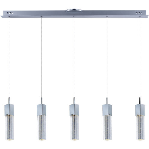 Fizz III LED 39 inch Polished Chrome Linear Pendant Ceiling Light