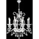 Pearl 8 Light 28 inch Silver Chandelier Ceiling Light