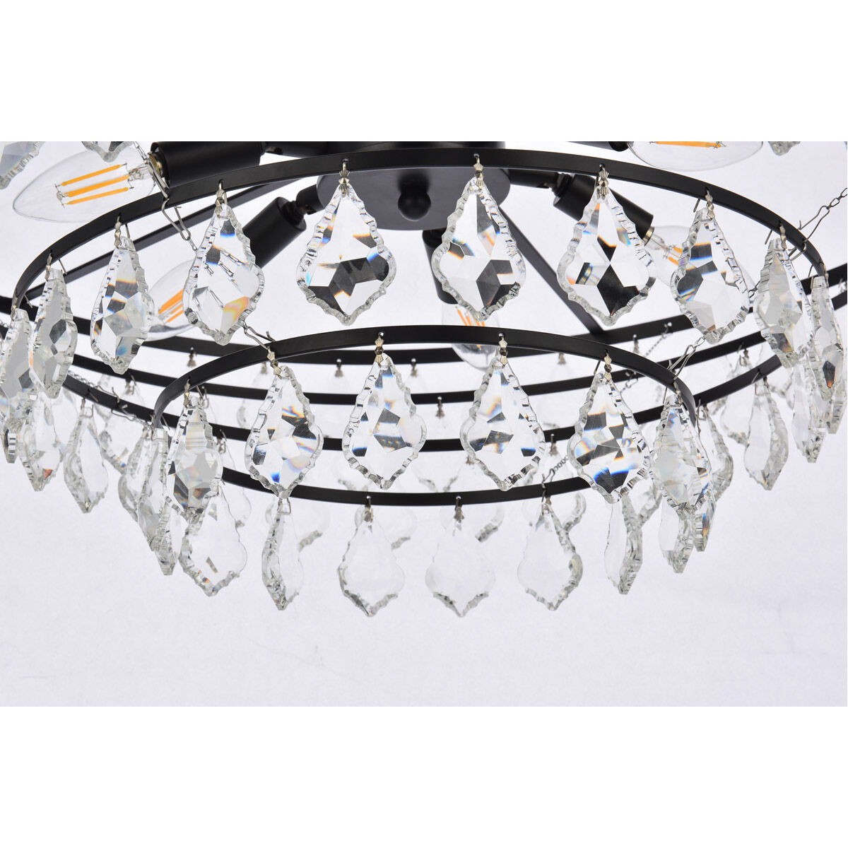 Ella 6 Light 28 inch Black Pendant Ceiling Light