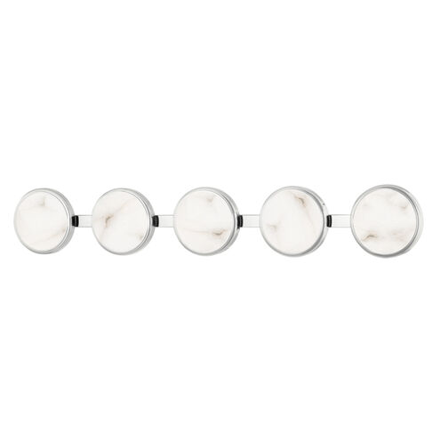 Meander LED 34.5 inch Polished Nickel Bath Bracket Wall Light