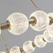 Marni LED 41.38 inch Natural Brass Chandelier Ceiling Light