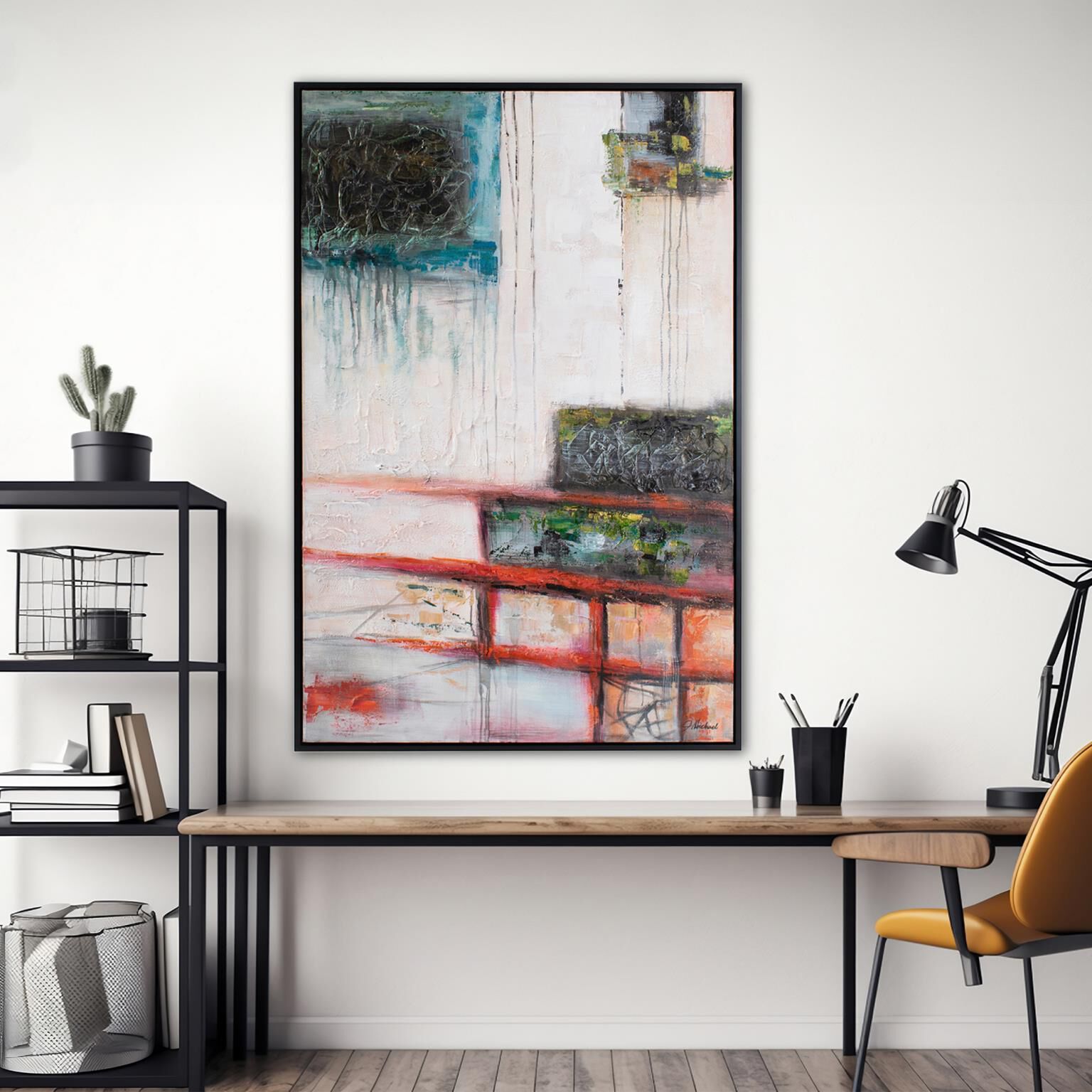 Turning Point 61.5 X 41.5 inch Hand Painted Canvas