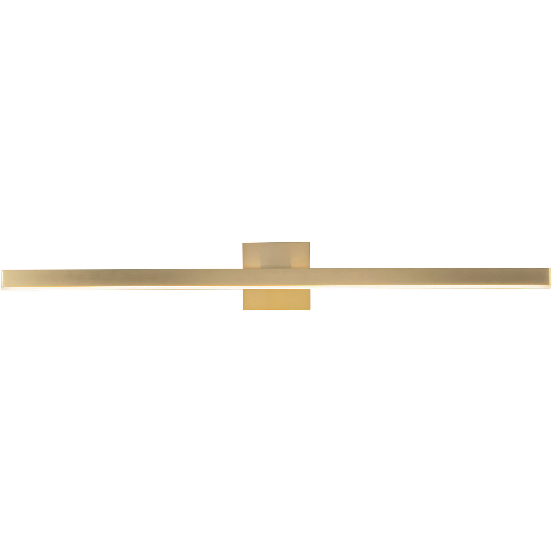 Vega Vanity Light Wall Light in Brushed Gold