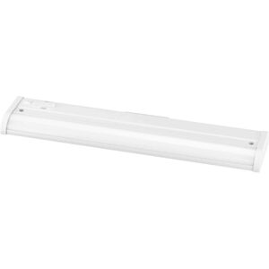 Hide-A-Lite 120 LED 17.5 inch Satin White Undercabinet Light, Progress LED