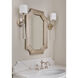 Mirror 32 X 20 inch Winter Gold Wall Mirror