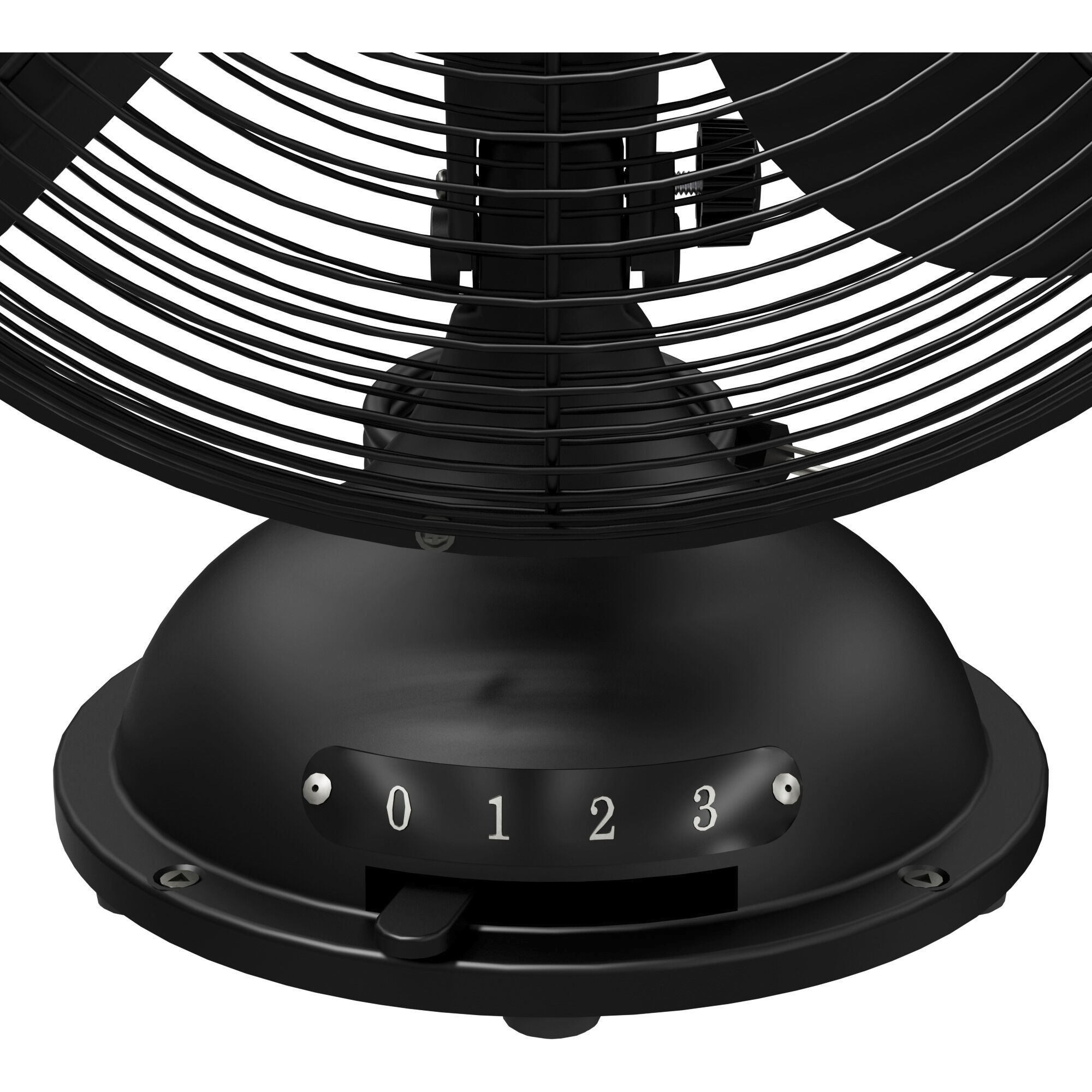 Classic D12 Matte Black Portable Desk Fan