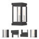 Hopewell 1 Light 9 inch Black Outdoor Wall Lantern