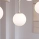 Nebula LED 61 inch Satin Nickel Chandelier Ceiling Light in Add 20 ft. Cord
